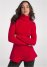 Venus VENUS | Turtleneck Peplum Sweater in Red