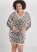 Venus Plus Size Animal Print Sweater Dress