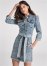 Venus Button-Up Denim Dress - Cool Wash