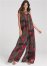 Venus Plus Size Animal Print Jumpsuit in Brown Multi