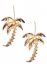 Venus Palm Tree Earrings in Gold