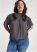 Venus Plus Size Smocked Blouson Top