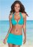 Venus Skirted Mid-Rise Bottom Bikini - Aqua Reef