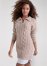 Venus Layered Sweater Dress - Taupe