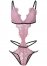Venus Light Pink BARELY THERE LACE TEDDY