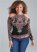 Venus Plus Size Paisley Cold-Shoulder Top