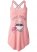 Venus Pink Multi Lace Back Nightgown