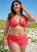Venus Plus Size Enhancer Push-Up Bra Bikini - Sunset Pink