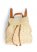 Venus Boho Straw Backpack in Natural