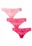 Venus Delightful Devotion Pearl By Venus® Allover Lace Thong 3 Pack