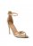 Venus Sexy Ankle Strap Heels in Gold
