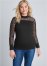 Venus Plus Size Mesh Detail Top