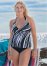 Venus Plus Size Julie Halter Tankini Top Bikini - Deep Waves