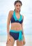 Venus Tamera High-Waist Bottom Bikini - Ultramarine Blue & Aqua Reef