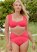 Venus Plus Size The Uplift Marilyn Top Bikini - Sunset Pink