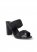 Venus Braided Double Strap Mules in Black