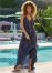 Venus Beaded Maxi Dress - Navy