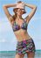 Venus Marilyn Underwire Push-Up Halter Top Bikini - Festive Paisley