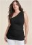 Venus Plus Size One-Shoulder Ruched Top