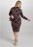 Venus Plus Size Long Sleeve Ruched Dress