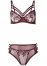 Venus Burgundy EMBROIDERED BRA SET