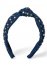 Venus Embellished Headband in Navy