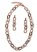 Venus Chain Link Jewelry Set in Black Multi