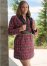 Venus Plus Size Collared Tweed Dress