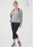 Venus Plus Size Pocket Capri Active Leggings in Black