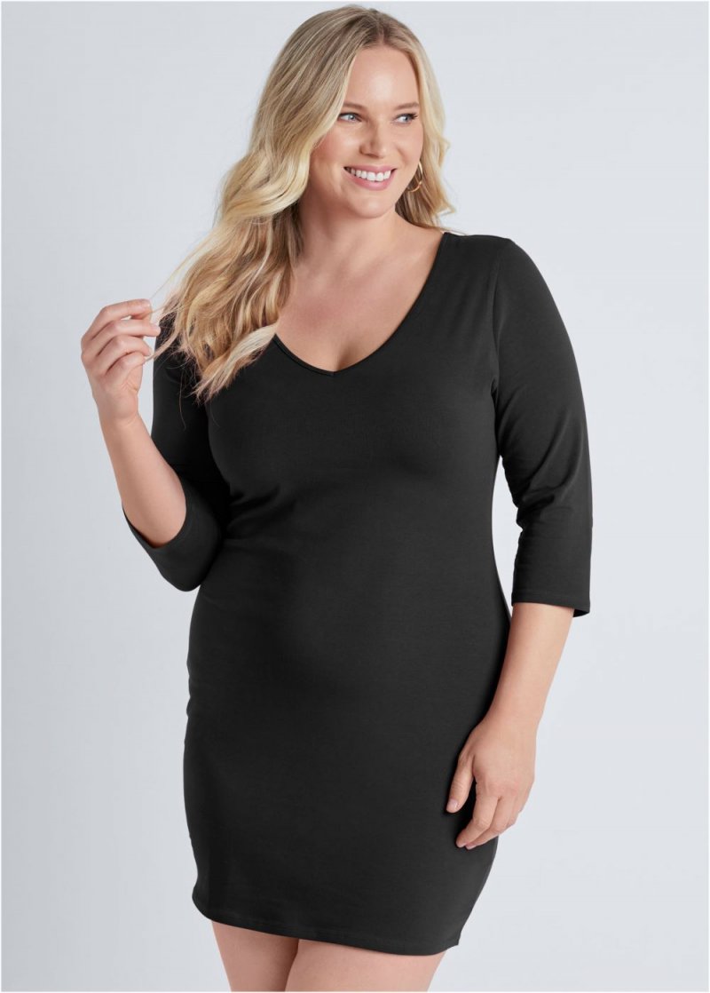 Venus Plus Size Long And Lean Mini Dress