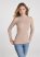 Venus VENUS | Pearl And Stone Embellished Sweater in Light Brown