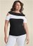 Venus Plus Size Color Block Top