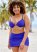 Venus Plus Size Enhancer Push-Up Bra Bikini - Cobalt Blue