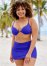 Venus Plus Size Enhancer Push-Up Bra Bikini - Cobalt Blue