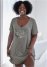 Venus Heathered Grey SLEEP SHIRT