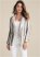 Venus White Multi STRIPED LINEN BLAZER