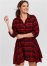 Venus Plus Size Plaid High Low Dress