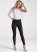 Venus Black Pull-On Faux-Suede Skinny Pants