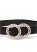 Venus Pearl Double Buckle Belt in Black