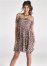 Venus Sand Dune Cheetah Print Dress - Brown Multi