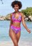 Venus Volley High-Waist Bikini Bottom Bikini - Pastel Tie Dye