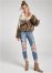 Venus Faux-Fur Bomber Jacket in Cream Multi