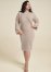 Venus Taupe SHRUG DETAIL SWEATER DRESS