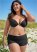 Venus Plus Size Enhancer Push-Up Bra Bikini - Black Beauty
