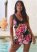 Venus Classic Swim Dress Swimsuit in Blushing Blooms
