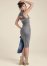 Venus Ribbed Twist-Back Dress - Heather Grey