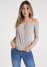 Venus Strappy Cold-Shoulder Top in Grey