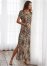 Venus Flirty Cheetah PAJAMA MAXI DRESS