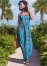 Venus Maxi Dress in Aqua Reef Multi