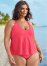 Venus Plus Size The Mykanos Tankini Bikini - Sunset Pink